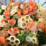 ブロッコリーとお花パスタのサラダ